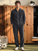 Men's Black Regular Fit Solid Casual Sweatpants
