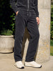 Men's Black Regular Fit Solid Casual Sweatpants