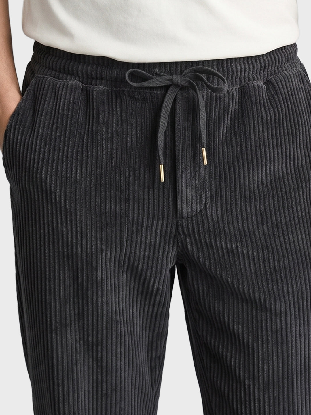 Men's Black Regular Fit Solid Casual Sweatpants