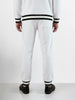 Men's White Regular Fit Solid Casual Sweat Pant