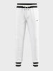Men's White Regular Fit Solid Casual Sweat Pant