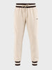 Men's Beige Regular Fit Solid Casual Sweat Pant