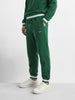 Men's Green Regular Fit Solid Casual Sweatpants
