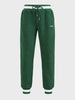 Men's Green Regular Fit Solid Casual Sweatpants