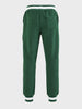 Men's Green Regular Fit Solid Casual Sweatpants