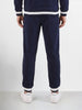 Men's Navy Blue Regular Fit Solid Casual Sweat Pant