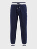 Men's Navy Blue Regular Fit Solid Casual Sweat Pant