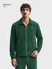 Men's Green Regular Fit Solid Casual Sweatshirt
