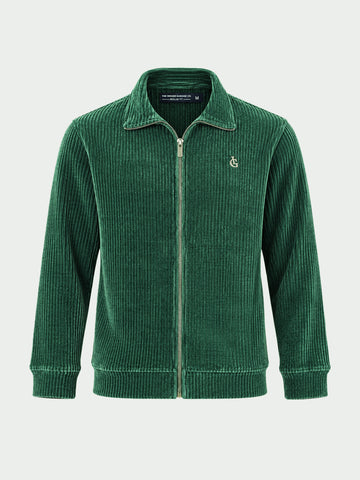 Men's Green Regular Fit Solid Casual Sweatshirt