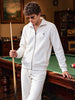 Men's Off White Regular Fit Solid Casual Sweatshirt