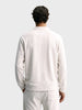 Men's Off White Regular Fit Solid Casual Sweatshirt