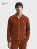 Men's Brown Regular Fit Solid Casual Sweatshirt