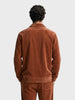 Men's Brown Regular Fit Solid Casual Sweatshirt