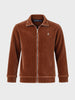 Men's Brown Regular Fit Solid Casual Sweatshirt