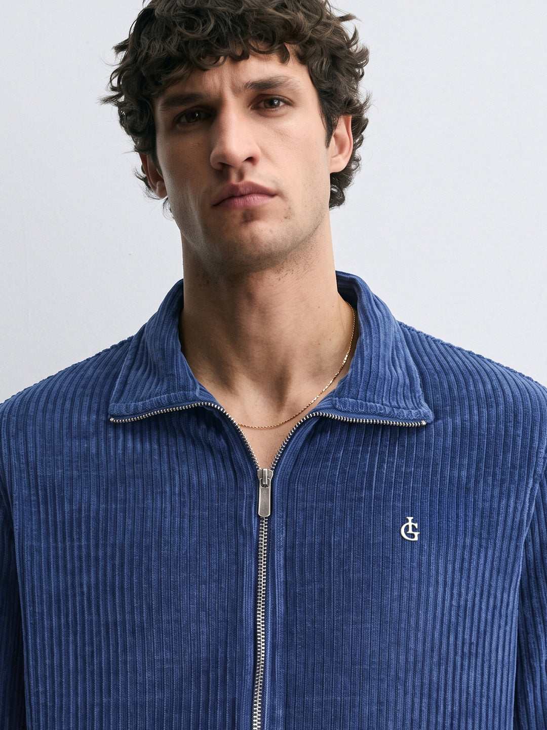 Men's Navy Blue Regular Fit Solid Casual Sweatshirt