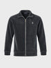 Men's Black Regular Fit Solid Casual Sweatshirt