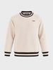 Men's Beige Regular Fit Solid Casual Sweatshirt