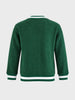 Men's Green Regular Fit Solid Casual Sweatshirt