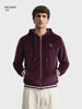 Men's Maroon Relaxed Fit Solid Casual Sweatshirt