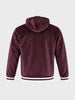 Men's Maroon Relaxed Fit Solid Casual Sweatshirt