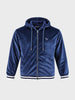 Men's Navy Blue Relaxed Fit Solid Casual Sweatshirt