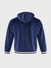 Men's Navy Blue Relaxed Fit Solid Casual Sweatshirt