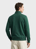 Men's Green Regular Fit Solid Casual Sweatshirt