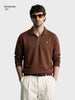 Men's Brown Regular Fit Solid Casual Sweatshirt