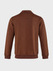 Men's Brown Regular Fit Solid Casual Sweatshirt