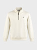 Men's Off White Regular Fit Solid Casual Sweatshirt