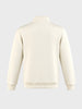 Men's Off White Regular Fit Solid Casual Sweatshirt