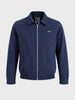 Men's Navy Blue Regular Fit Solid Casual Jacket