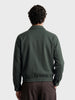 Men's Green Regular Fit Solid Casual Jacket