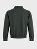 Men's Green Regular Fit Solid Casual Jacket