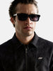 Men's Black Regular Fit Solid Casual Jacket