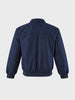 Men's Navy Blue Regular Fit Solid Casual Jacket