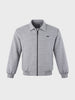 Men's Grey Regular Fit Solid Casual Jacket