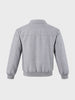 Men's Grey Regular Fit Solid Casual Jacket