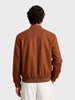 Men's Brown Regular Fit Solid Casual Jacket