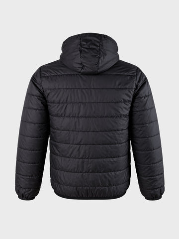 Men's Blue Regular Fit Printed Casual Reversable Jacket