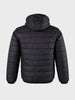 Men's Blue Regular Fit Printed Casual Reversable Jacket