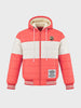 Men's Rust Regular Fit Colourblocked Casual Jacket