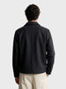 Men's Black Regular Fit Solid Casual Jacket