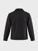 Men's Black Regular Fit Solid Casual Jacket