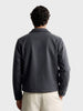 Men's Grey Regular Fit Solid Casual Jacket
