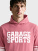 Men's Red Regular Fit Printed Casual Sweatshirt