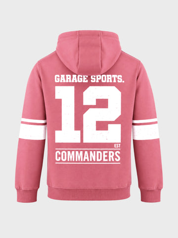 Men's Red Regular Fit Printed Casual Sweatshirt