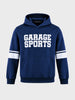 Men's Navy Blue Regular Fit Printed Casual Sweatshirt