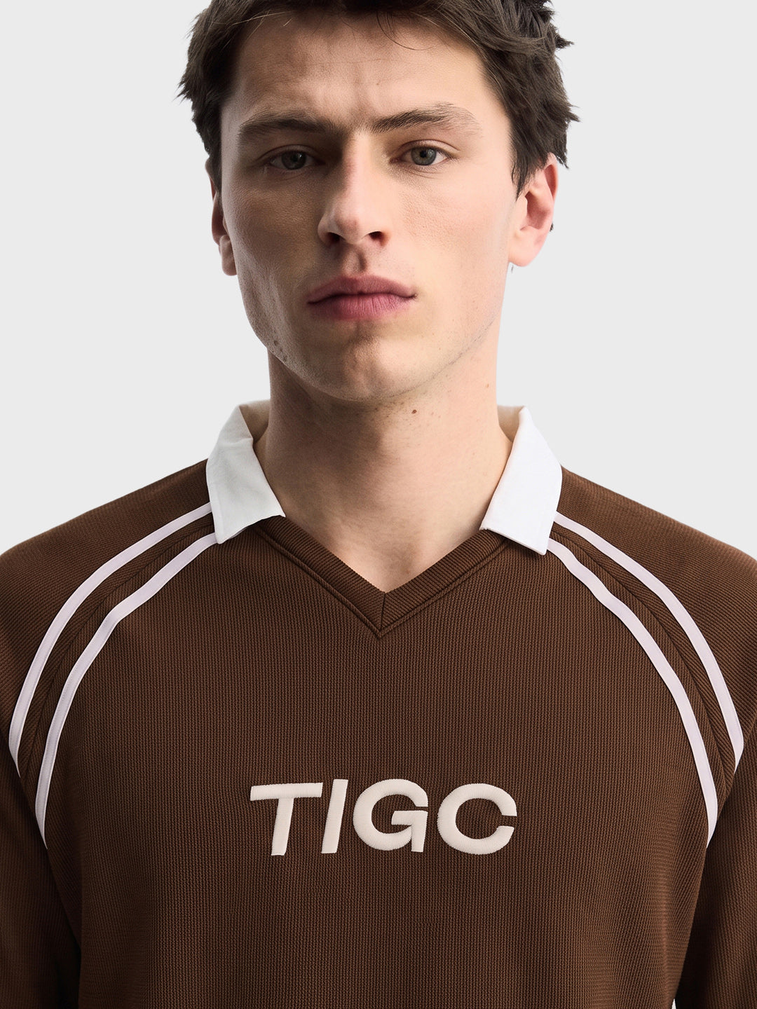 Men's Brown Regular Fit Graphic Printed Casual Sweatshirt
