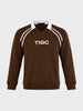 Men's Brown Regular Fit Graphic Printed Casual Sweatshirt